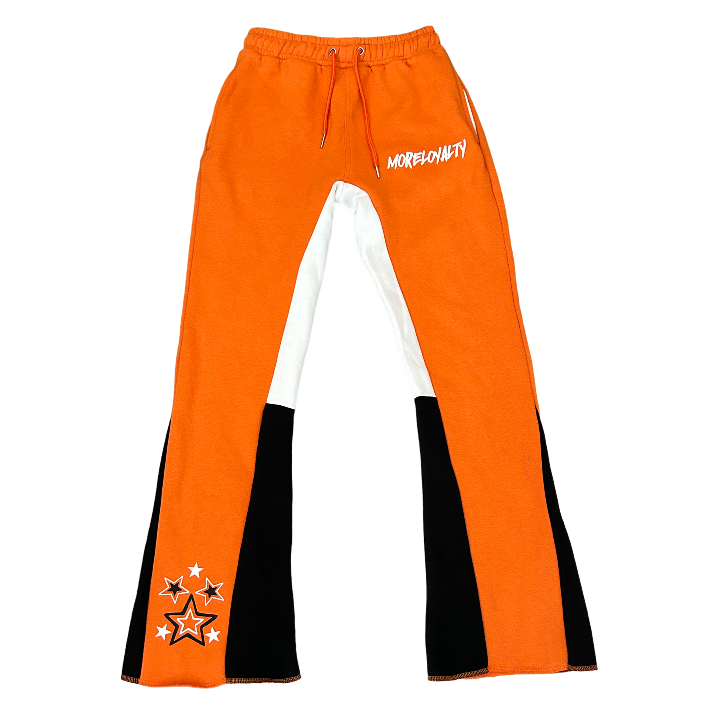 Orange Flare Sweatpants