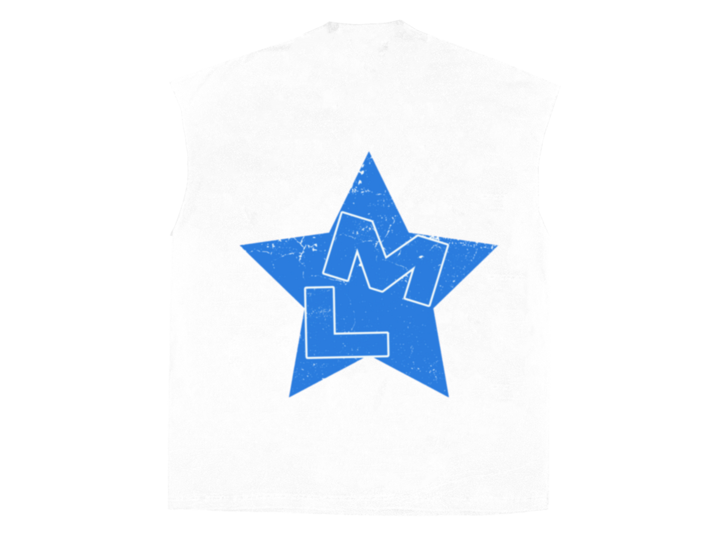 Blue Sleeveless shirt