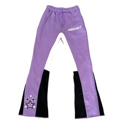 Purple Flare Sweatpants