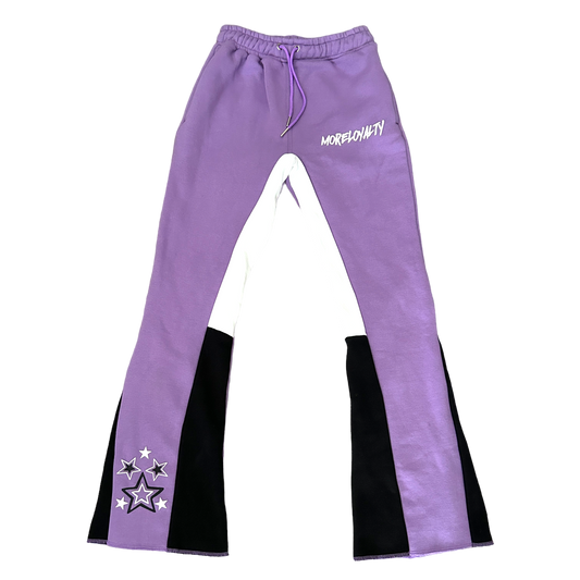 Purple Flare Sweatpants