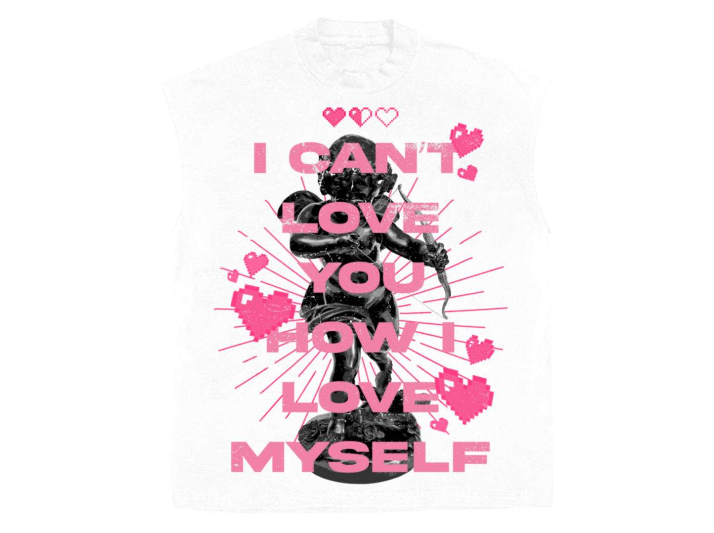 Pink Sleeveless shirt