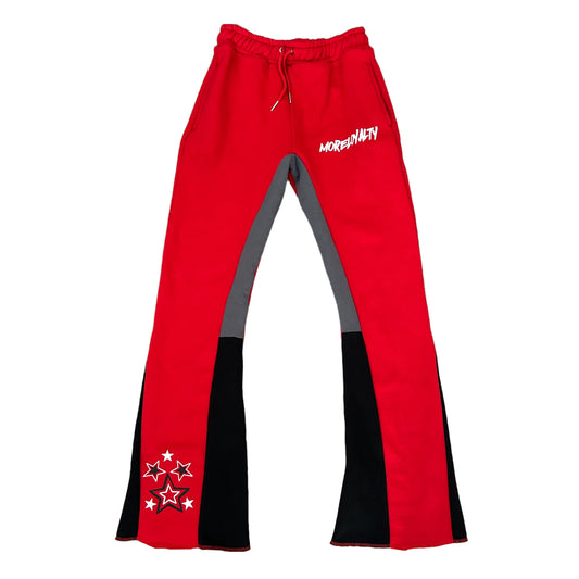 Red Flare Sweatpants