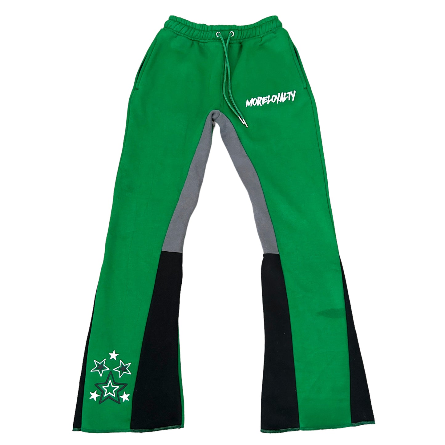 Green Flare Sweatpants